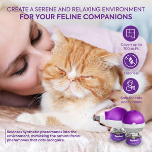 Cat Pheromones Calming Diffuser: Premium Pheromone Diffuser for Cats